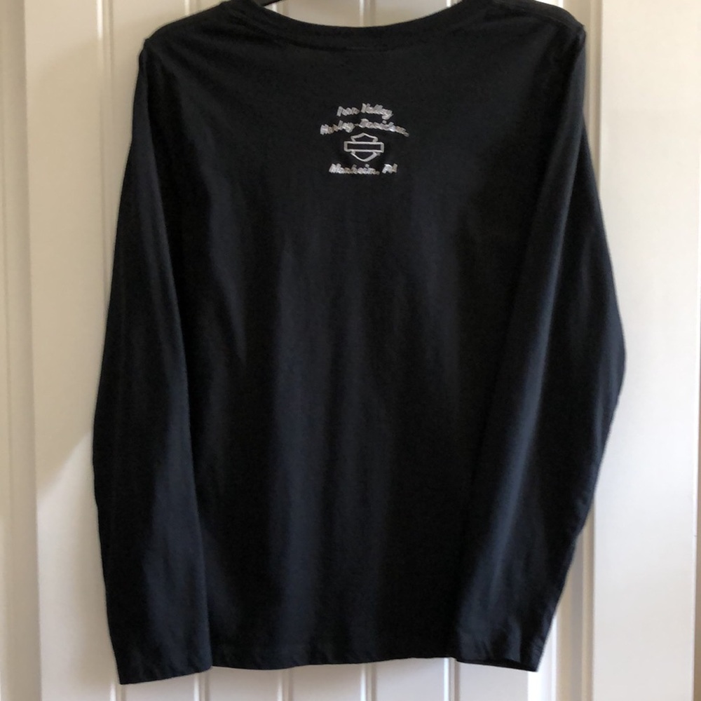 Given as Gift! Harley-Davidson Long-Sleeve Top - Picture 6 of 9